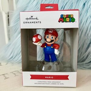 Nintendo, Super Mario, With, Super Mushroom, Hallmark, Christmas Ornament,  NEW